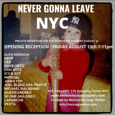 Never Gonna Leave New York at A2Z Gallery