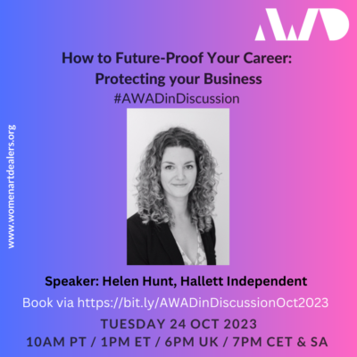 AWAD in Discussion – Future Proof Your Career: Protecting your business