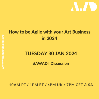 AWAD in Discussion – How to be Agile in your Art Business