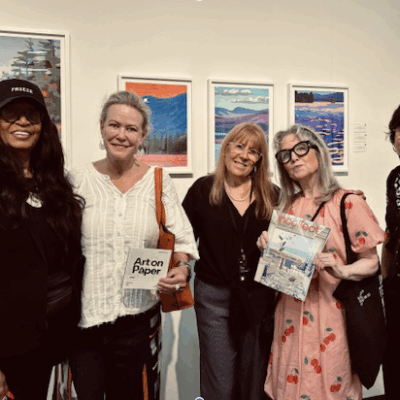 AWAD visits Art on Paper 2025